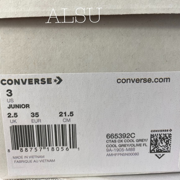 Converse DINO Chuck Taylor OX Canvas Print Kid’s - Picture 6 of 8